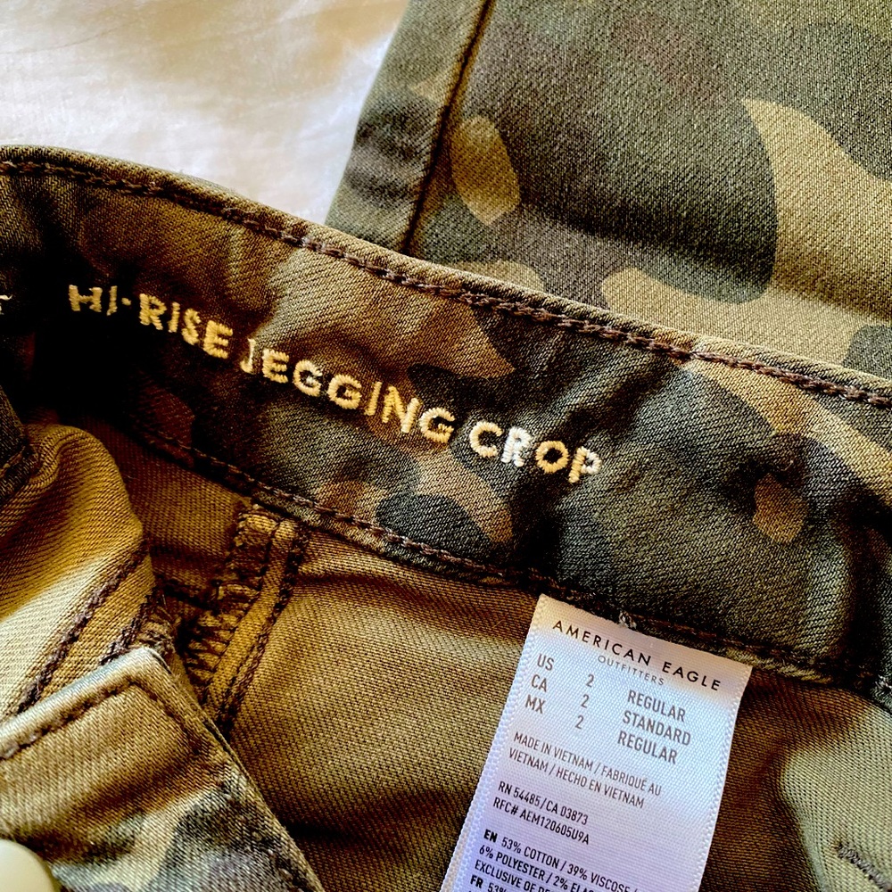 Camouflage jeans skinny for